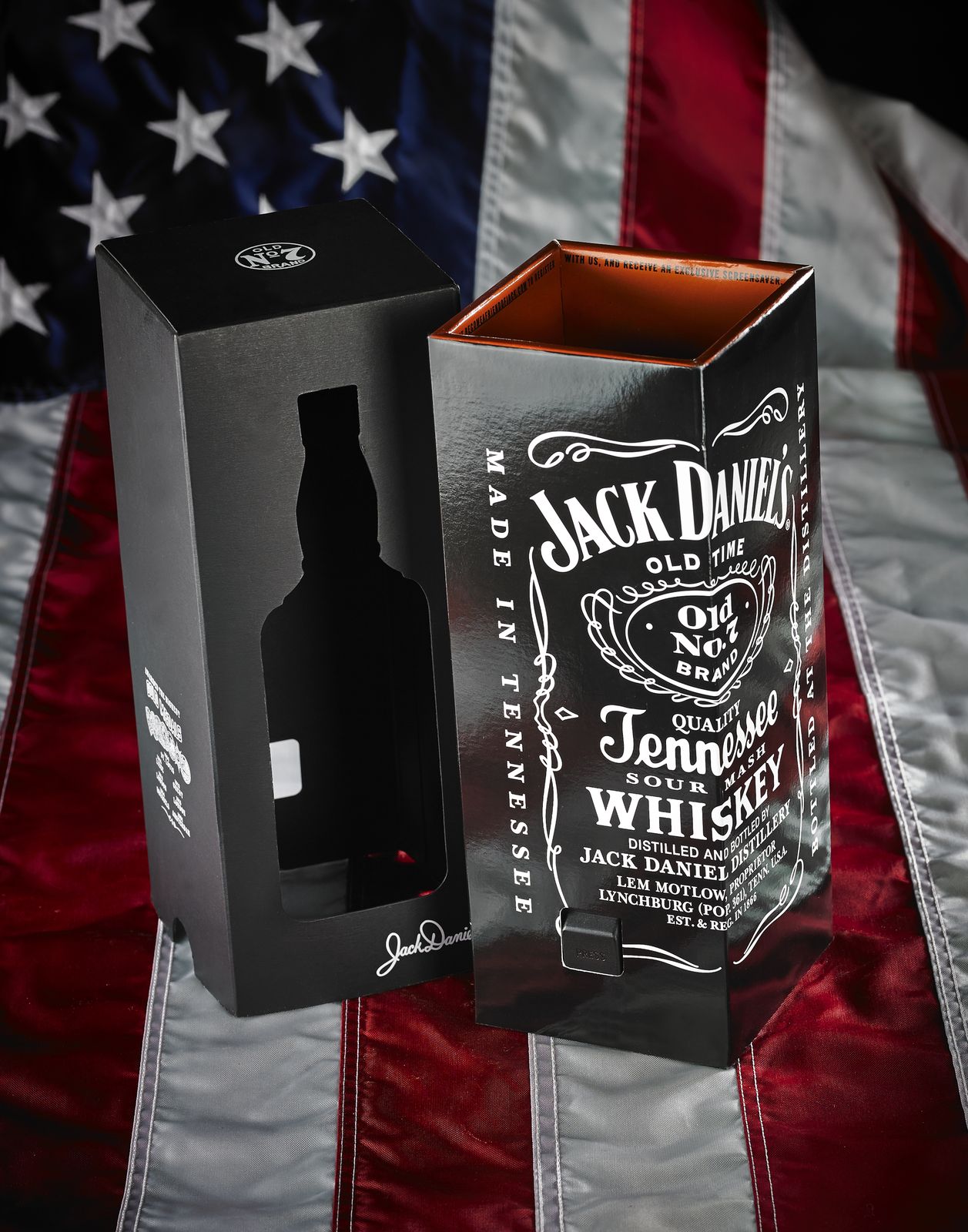 Jack Daniel's International packaging